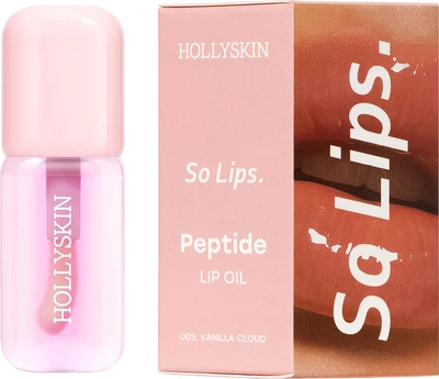 Увлажняющее масло для губ Hollyskin So Lips. Peptide Lip Oil 003. Vanilla Cloud 4 мл (4823109703902)