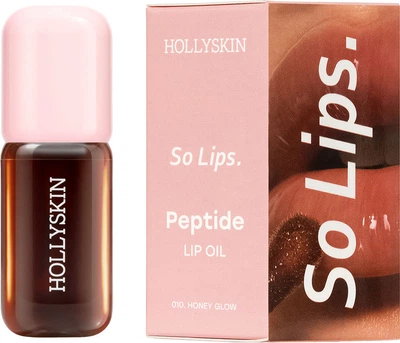 Увлажняющее масло для губ Hollyskin So Lips. Peptide Lip Oil 010. Honey Glow 4 мл (4823109703971)