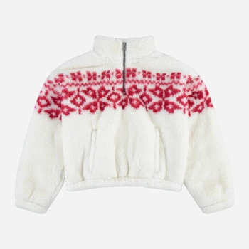 Детский теплый свитшот для девочки Levi`s 115288020 122 см Молочный (1159837711)