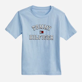 Дитяча футболка для хлопчика Tommy Hilfiger 117036308 110 см Блакитна (1159838961)