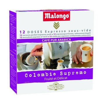 Кофе Malongo Columbia Supremo в монодозах - 12 шт