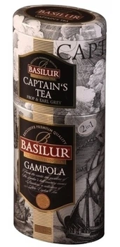 Черный чай Basilur Гампола и Капитанский чай ж/б 125 г