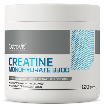 Креатин моногидрат OstroVit Creatine Monohydrate 3300 120 капс