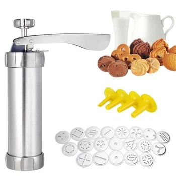 Кондитерский шприц – пресс для печенья 20 насадок Cookie Press 51583/00