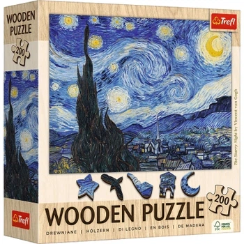 Пазл Trefl Wooden Звездная ночь 200 элементов (5900511202489)