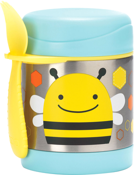 Termos na jedzenie Skip Hop Zoo Pszczółka ze sztućcem 325 ml (252379) (879674017153)