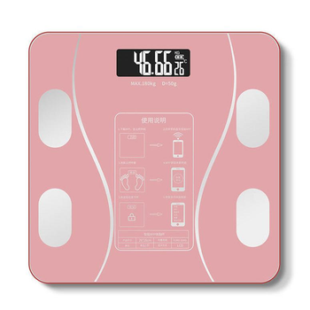 Smart весы умные напольные 17A pink, 180кг (0,05 кг), bluetooth