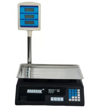 Электронные торговые весы Matarix MX‑411+ до 50 кг D100