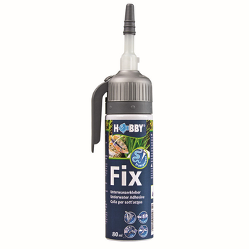 Клей, герметик аквариумный, 75мл, черный, Hobby Fix Underwater Adhesive