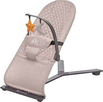 Leżaczek-bujaczek Kinderkraft Mimi Beige (KBMIMI00GRY0000) (00-00305192)
