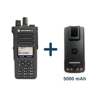 Рація Motorola DP4800E VHF AES 256 + акумулятор 5000 mAh з Type-C, радіостанція Motorola, ліцензія