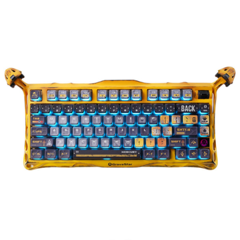Клавиатура GRAVASTAR Mercury K1 Pro Special Edition Battle-Worn Yellow