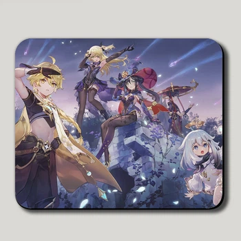Игровой коврик для мыши CupKit "Genshin Impact / Геншин импакт" №1 22x18 см