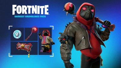 Fortnite - Darkest Grumblings Pack + 600 V-Bucks Код активации для Xbox One/Series S|X