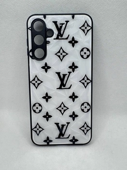 Чехол Кристалл Бренд для Samsung Galaxy A16 Louis Vuitton Белый