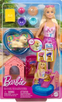 Набір Barbie Басейн для цуценят з лялькою (JBF35) (0194735258680)