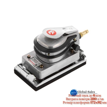 Шлифмашинка вибрационная пневматическая Intertool (PT-1004)