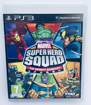 Диск для PlayStation 3 - Marvel Super Hero Squad The Infinity Gauntlet, английская версия, Б/У