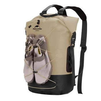 Рюкзак Naturehike NH21FSB04 40 л водонепроницаемый Бежевый (1047-6927595788257)