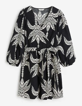 Сукня H&M Ж1118292 (1161640003) колір білий чорний (Ж1118292 - 211799)