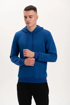 Мужское Худи AndreStar AndreStar Синій Електрик M (7736)