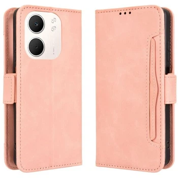 Чехол-книжка с кармашками Deexe Wallet Stand для OPPO A5x - Pink