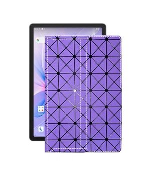 Чохол з екошкіри для планшету Blackview Tab 16 Pro Фіолетовий ромб