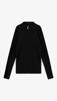 Джемпер однотонный женский On me T2399-1 XL Черный shop (2000999153358)