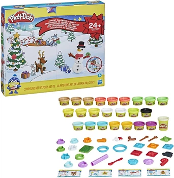Адвент календарь Hasbro Play-Doh Подарочный игровой набор для лепки Advent Calendar (F2377 Уц)