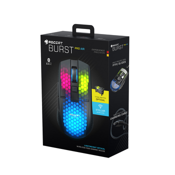 Беспроводная компьютерная мышь ROCCAT Burst Pro Air Black (ROC-11-430)