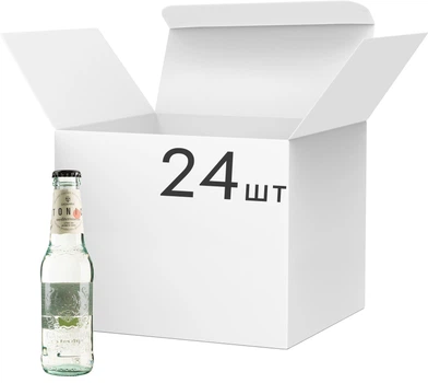 Упаковка напою сильногазованого безалкогольного Galvanina Mediterranean Tonic Organic 0.2 л х 24 шт (8007885755706)