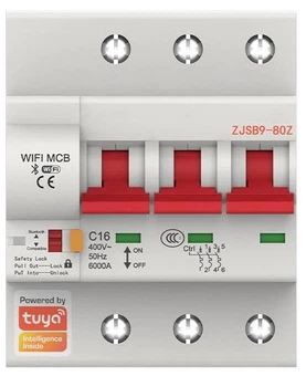 Автоматичний вимикач Tuya Moes 1P 20A WCB-SC-3P25M (5902135155912)