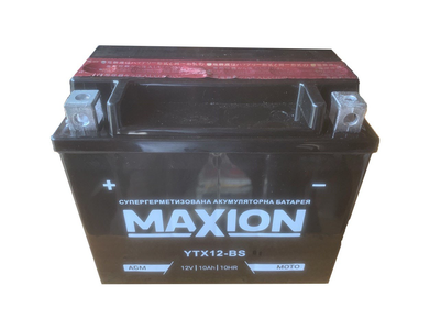 Мото аккумулятор MAXION YTX12 - BS 12V 10Ah 125A (EN) AGM