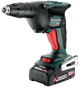 Акумуляторний безщітковий шуруповерт Metabo TBS 18 LTX BL 5000 18V + 2x2Ah LiPOWER + Зарядний пристрій SC 36 + metaBOX 145 L (620063500)