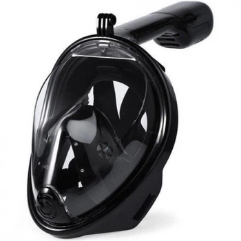 Маска полнолицевая для снорклинга и подводного плавания Tribord Freebreath Black