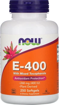 Witamina E Now Foods 400 MO 250 kapsułek (NOW-00894)
