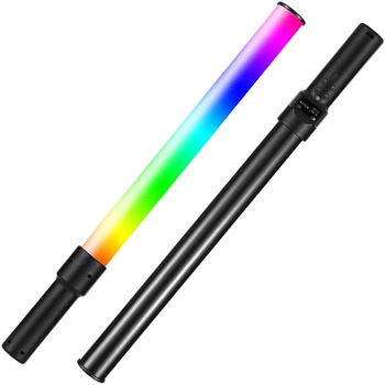 Ручная светодиодная LED лампа Andoer D3 | студийный видео-свет с RGB подсветкой и регулируемой яркостью