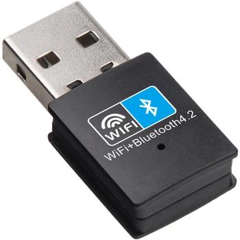 Зовнішній мережевий адаптер 2в1: WiFi + Bluetooth, з USB підключенням Addap UWA-03 | 2,4 ГГц 150 Мбіт/с