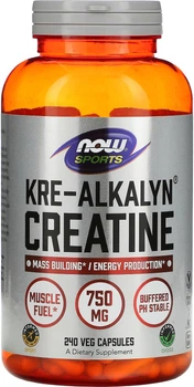 Креатин креалкалайн Now Foods Kre-Alkalyn Creatine Sports 240 капсул (NOW-02053)