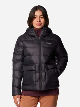 Пуховик зимовий жіночий Columbia Omni-Heat Reflective Omni-Shield Harmony Falls Hooded Down Jacket 2085371CLB-010 S Чорний (0990054795789_0195981432855)