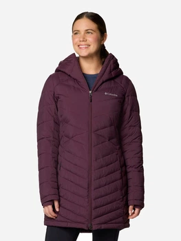 Куртка зимова довга жіноча Columbia Omni-Heat Infinity Omni-Shield Joy Peak II Mid Jacket 2088641CLB-607 S Темно-бордова (0990054802487_0195981355642)