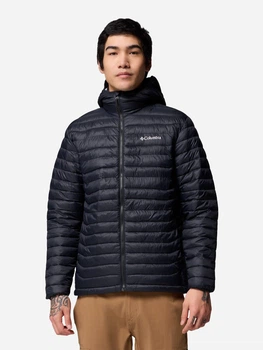 Куртка демісезонна з капюшоном чоловіча Columbia Omni-Shield Powder Pass Hooded Jacket 2134131CLB-010 M Чорна (0990059972413_0198711154164)