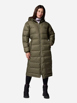 Куртка зимова довга жіноча Columbia Omni-Shield Omni-Heat Reflective Pike Lake III Long Jacket 2133541CLB-397 S Зелена (0990059968270_0198711263705)