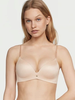 Бюстгальтер Victoria's Secret VERY SEXY So Obsessed Smooth Wireless Push-Up Bra 34A Марципан (26723168)