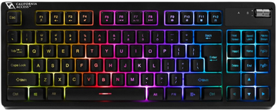 Клавіатура бездротова California Access Korero TKL CA1424 Wireless Black (5902846467762)