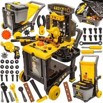 Велика майстерня Diy інструменти для дітей набір візок валіза 3в1 Doris Dh008-928