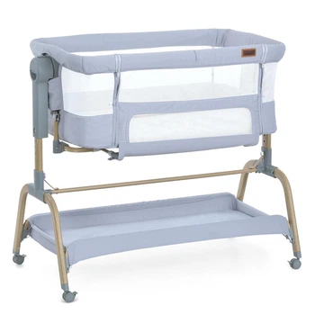 Дитяче приставне ліжко ME 1180-W INTENSE Gray