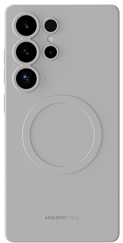 Панель AMAZINGthing Minimal Air Case з магнітним кільцем для Samsung Galaxy S25 Ultra Grey (4896238000020)