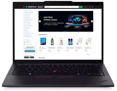 Ноутбук Lenovo ThinkPad T14 Gen 6 (21QDS0GS00) Black