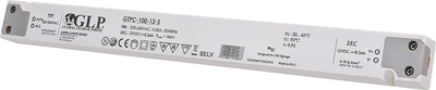 Блок живлення GLP plastic case, slim PSU: 12В/8.34A, CВ, GTPC-100-12-S (5901885200088)